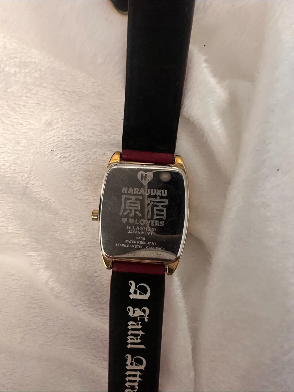 Harajuku Lovers Gwen Stefani Vintage Red Double Wrap Watch HLLA40 - VGUC